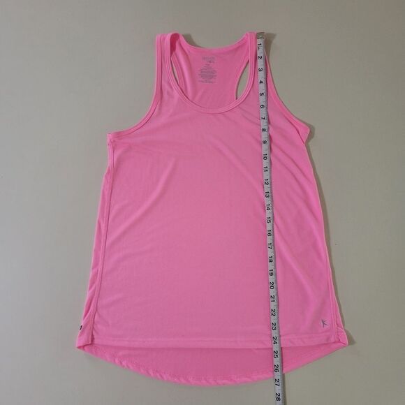 Danskin Women's Dri-More Pink Loose Fit Racerback Tank Top - Picture 5 of 13